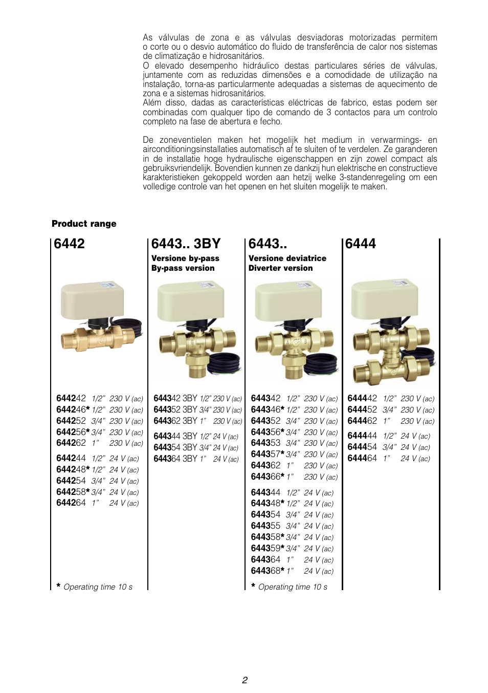 6443 by | Caleffi 6443 User Manual | Page 2 / 24