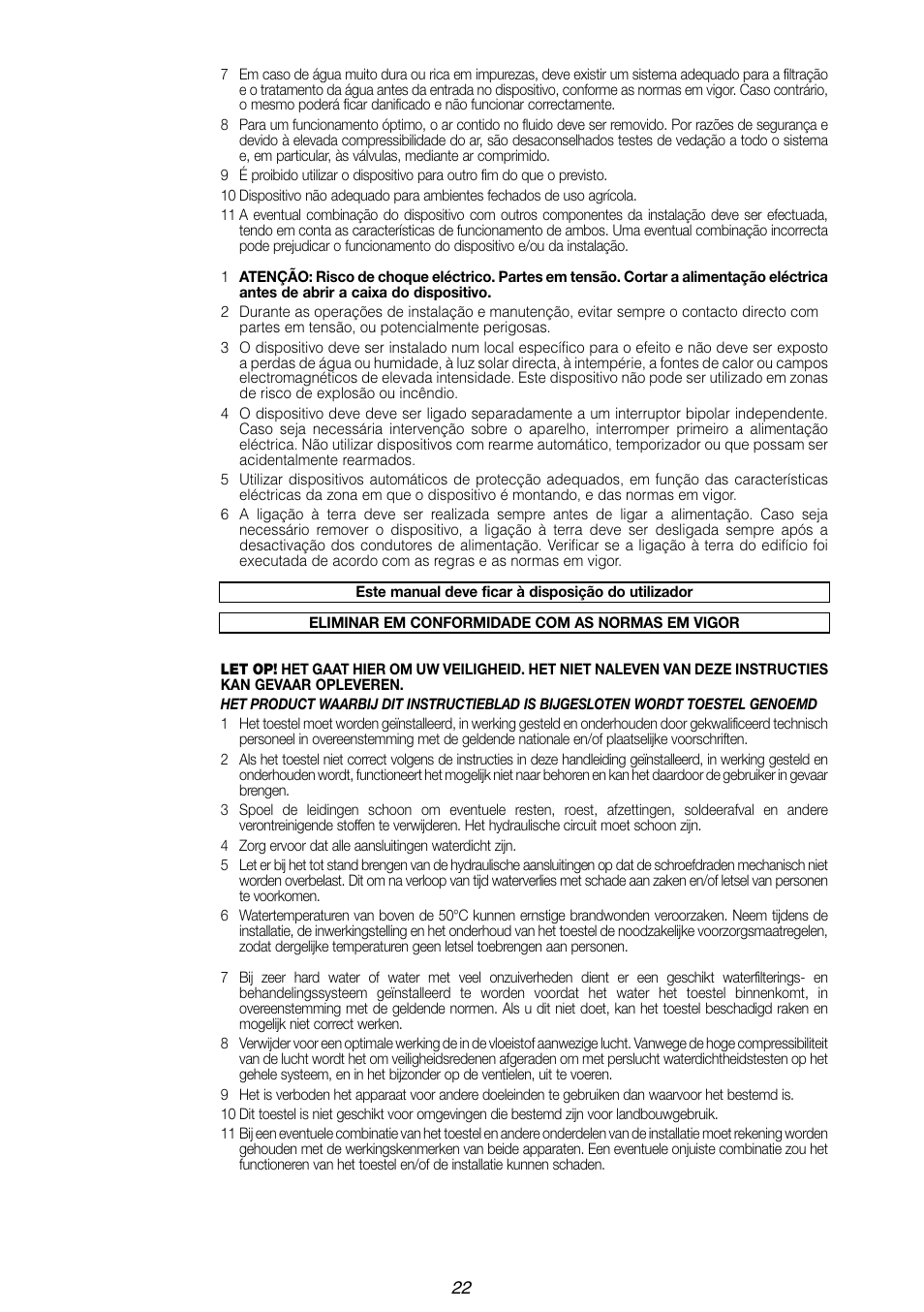 Caleffi 6443 User Manual | Page 22 / 24