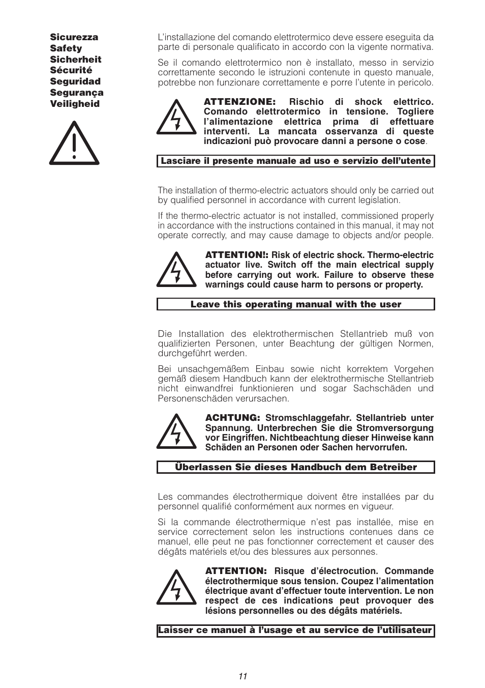 Caleffi 6563 User Manual | Page 11 / 12