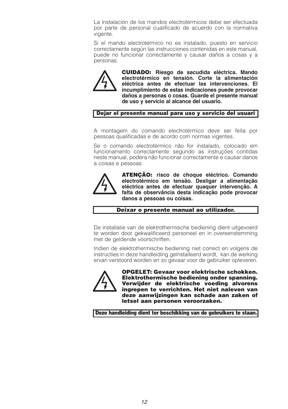 Caleffi 6563 User Manual | Page 12 / 12