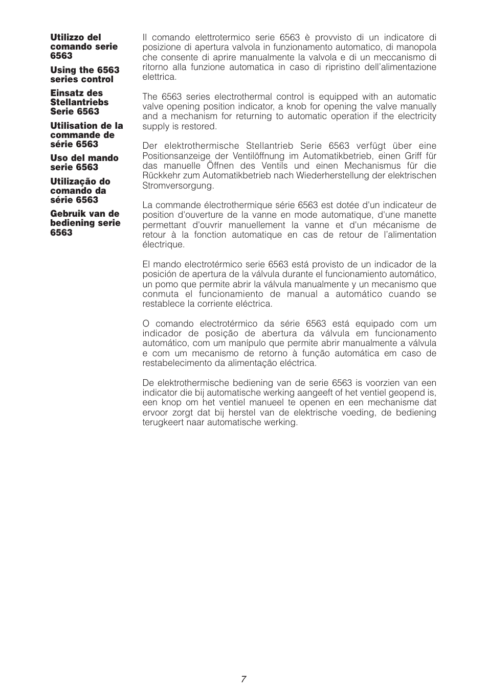 Caleffi 6563 User Manual | Page 7 / 12
