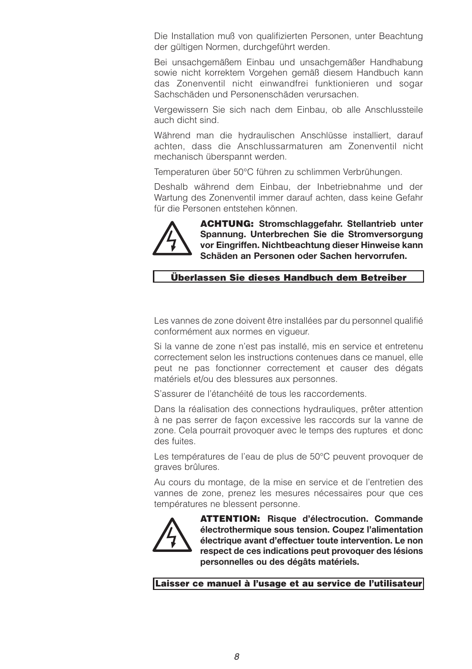 Caleffi 678 User Manual | Page 8 / 10