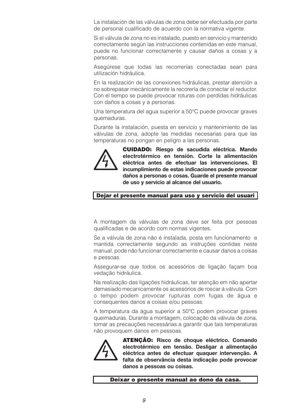 Caleffi 678 User Manual | Page 9 / 10