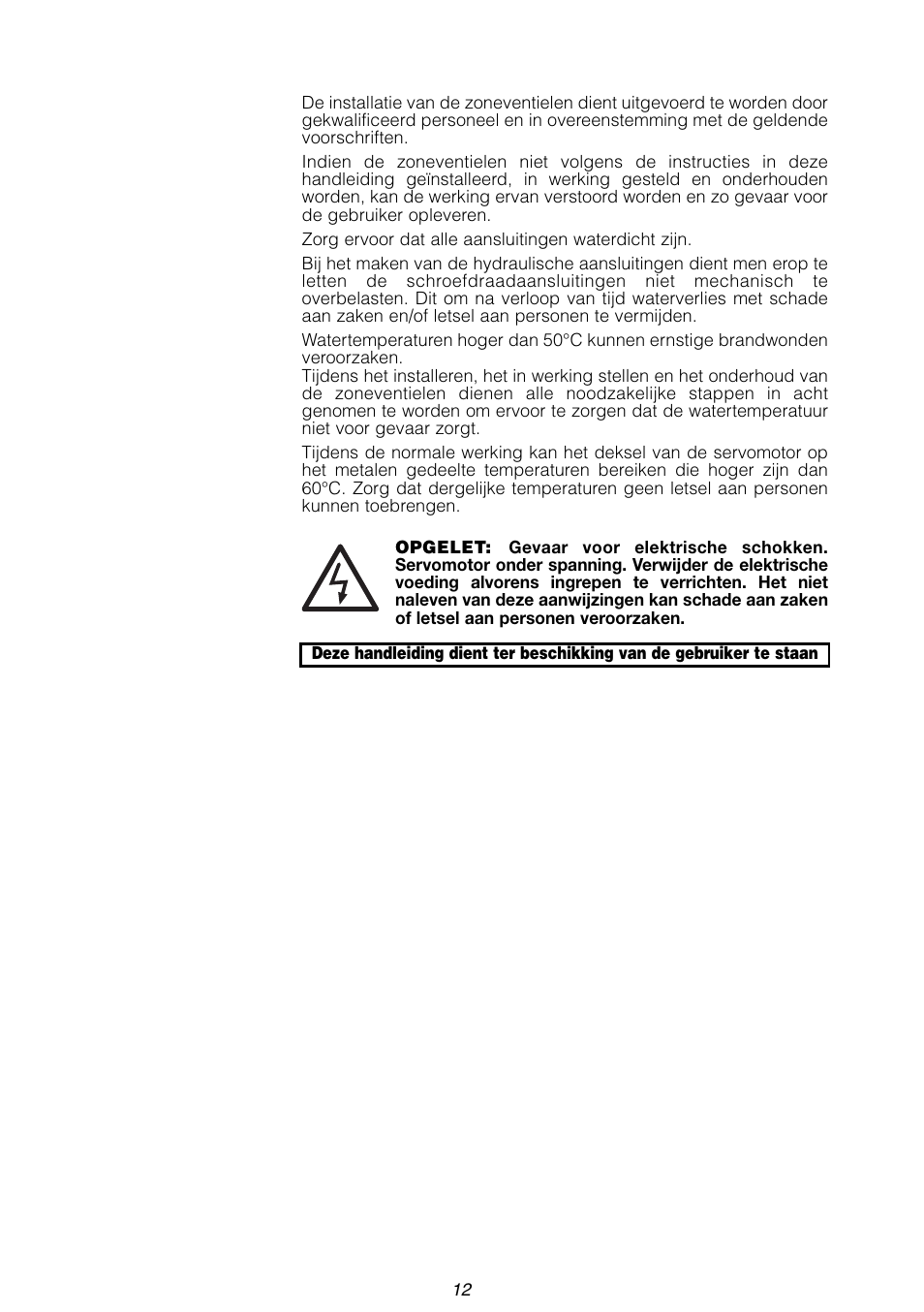 Caleffi 643 Z-ONE User Manual | Page 12 / 12