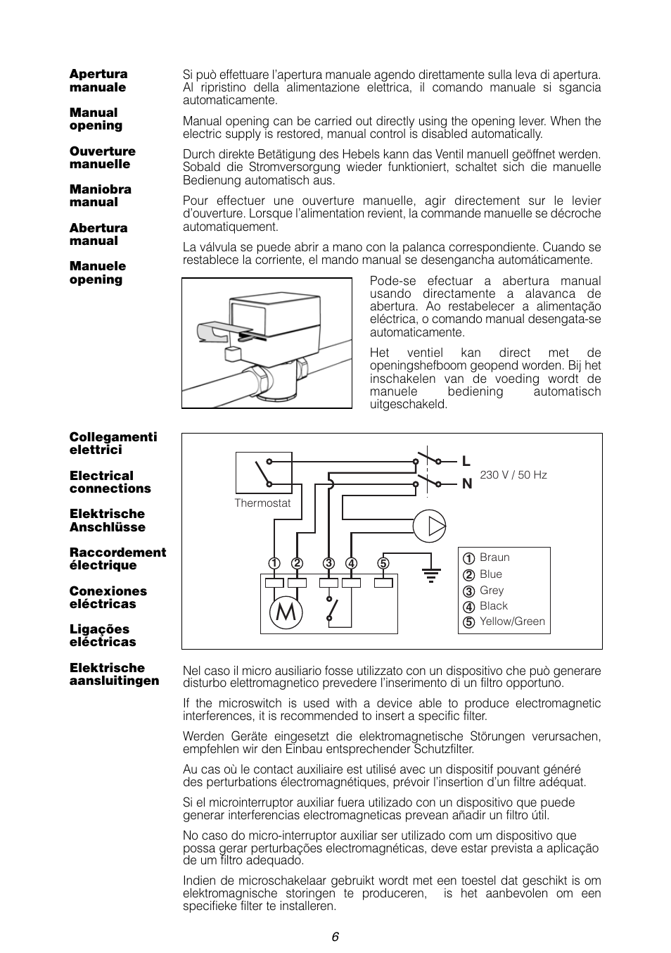 Caleffi 643 Z-ONE User Manual | Page 6 / 12