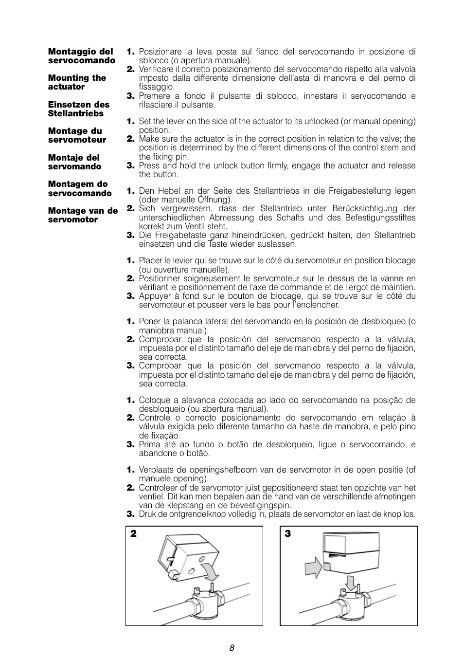 Caleffi 643 Z-ONE User Manual | Page 8 / 12