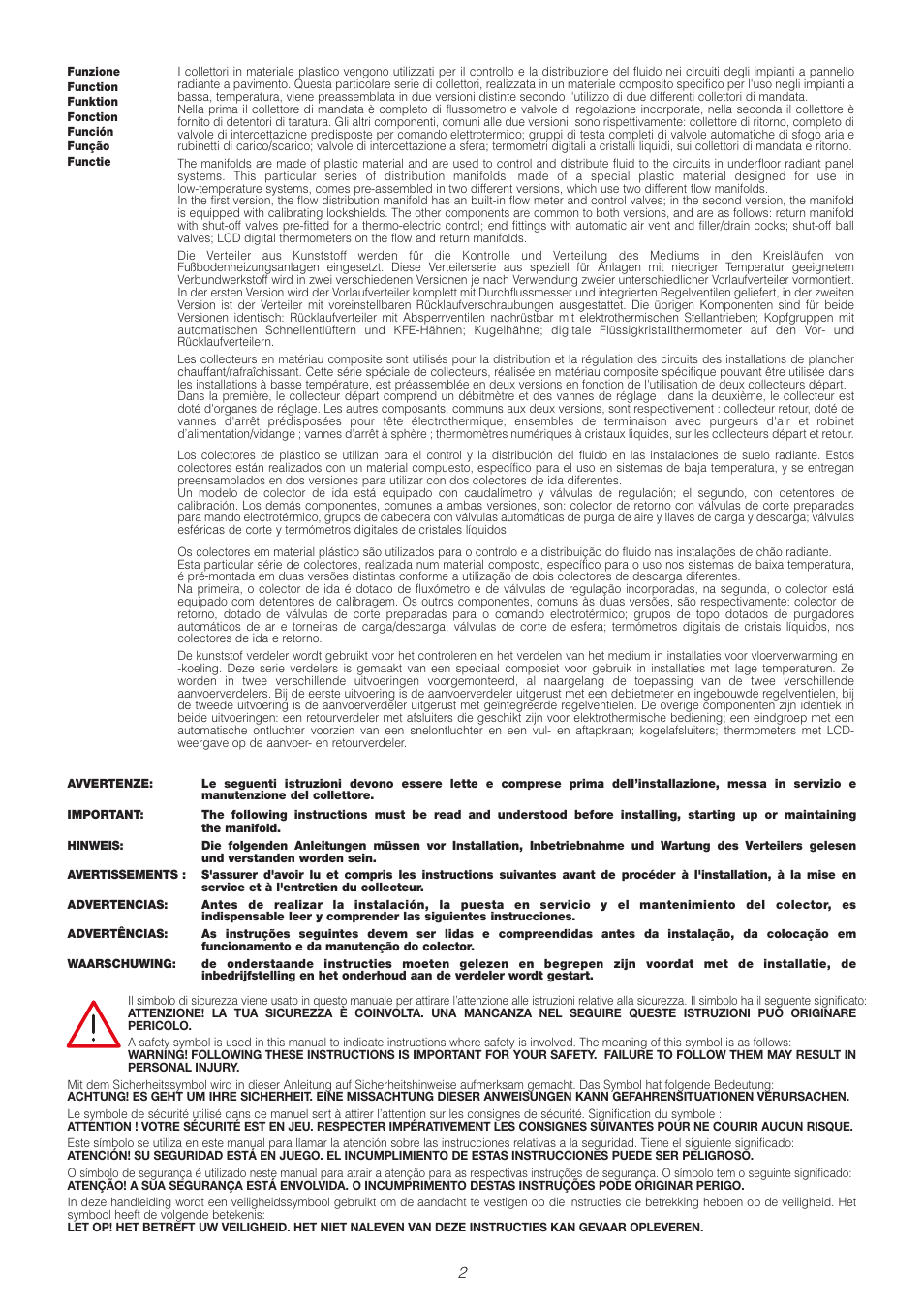 Caleffi 671 User Manual | Page 2 / 16