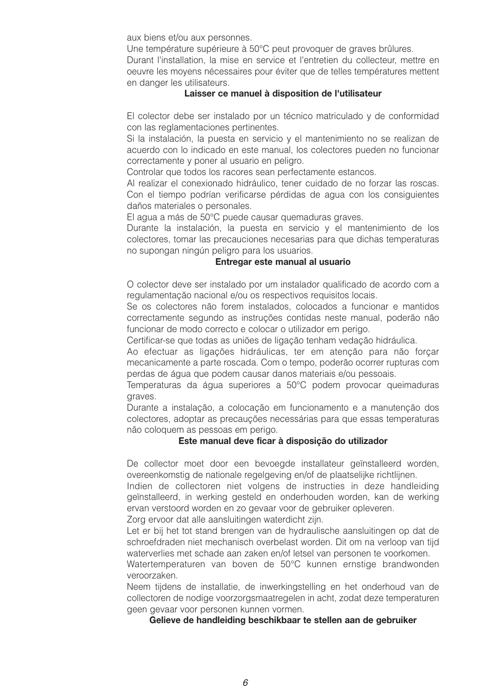 Caleffi 662 User Manual | Page 6 / 6