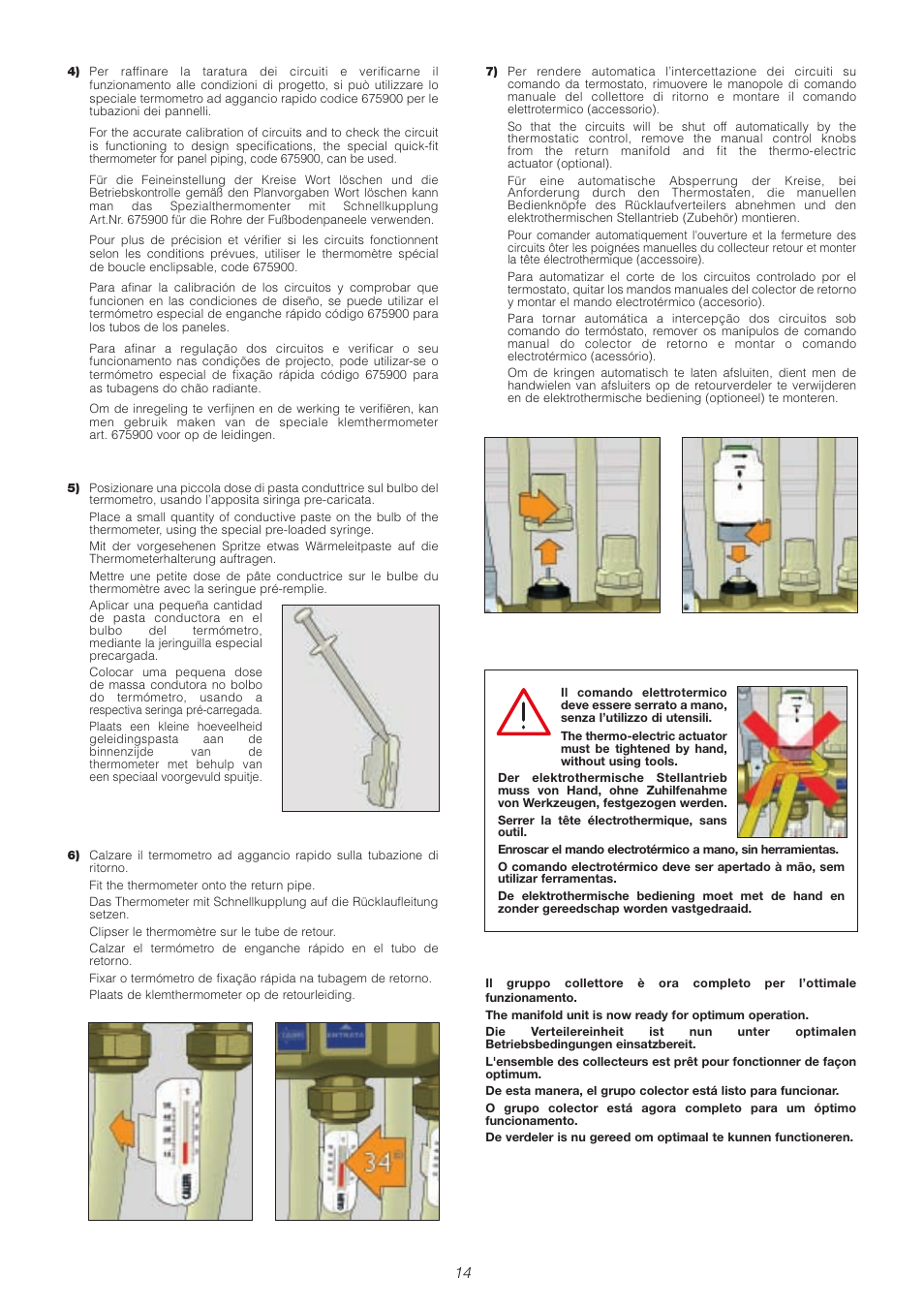 Caleffi 668...S1 User Manual | Page 14 / 16