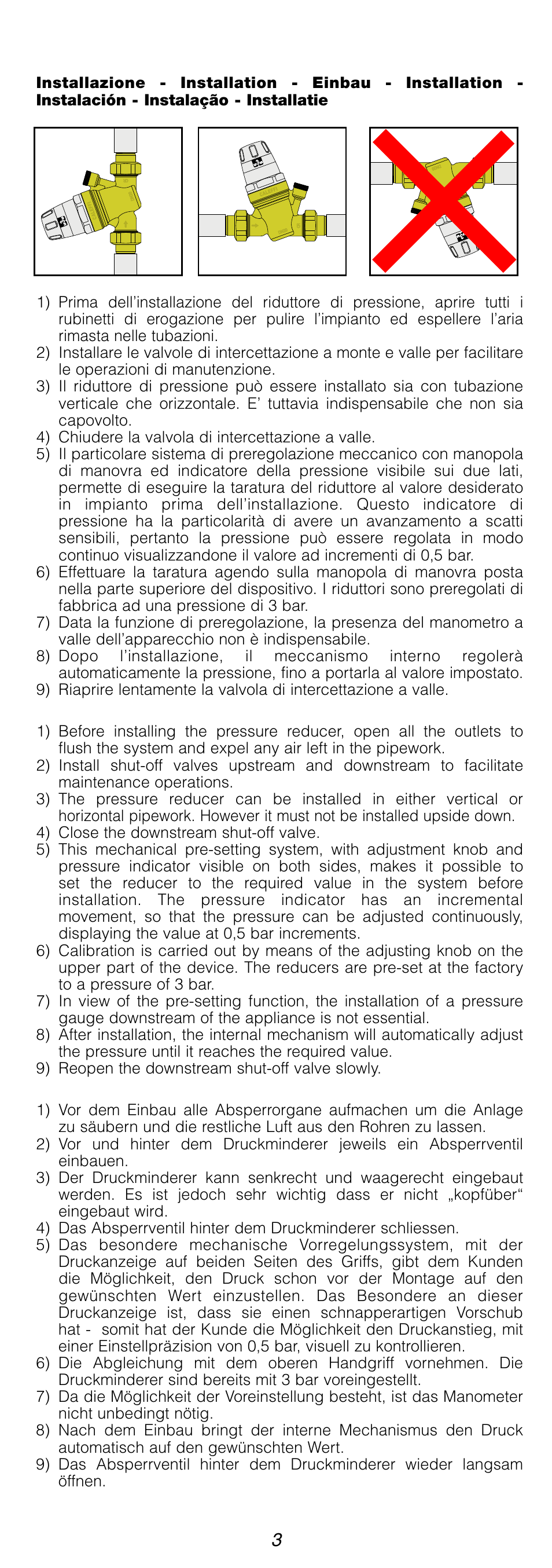 Caleffi 5351 User Manual | Page 3 / 12