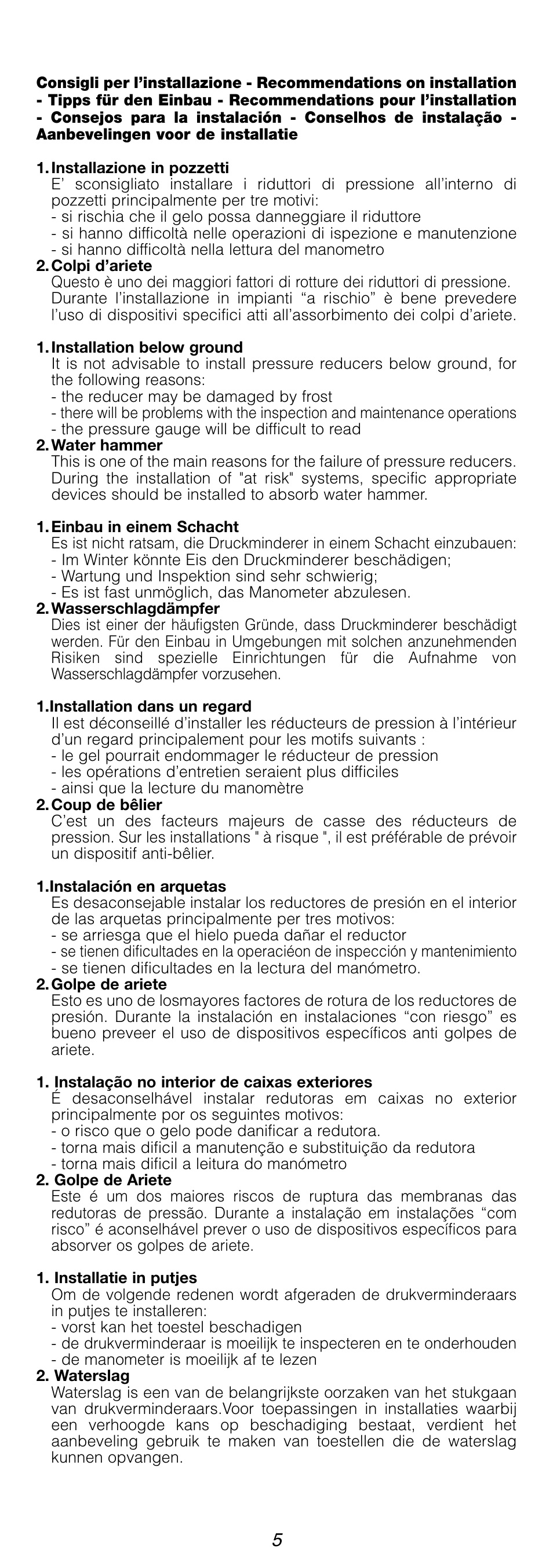 Caleffi 5351 User Manual | Page 5 / 12