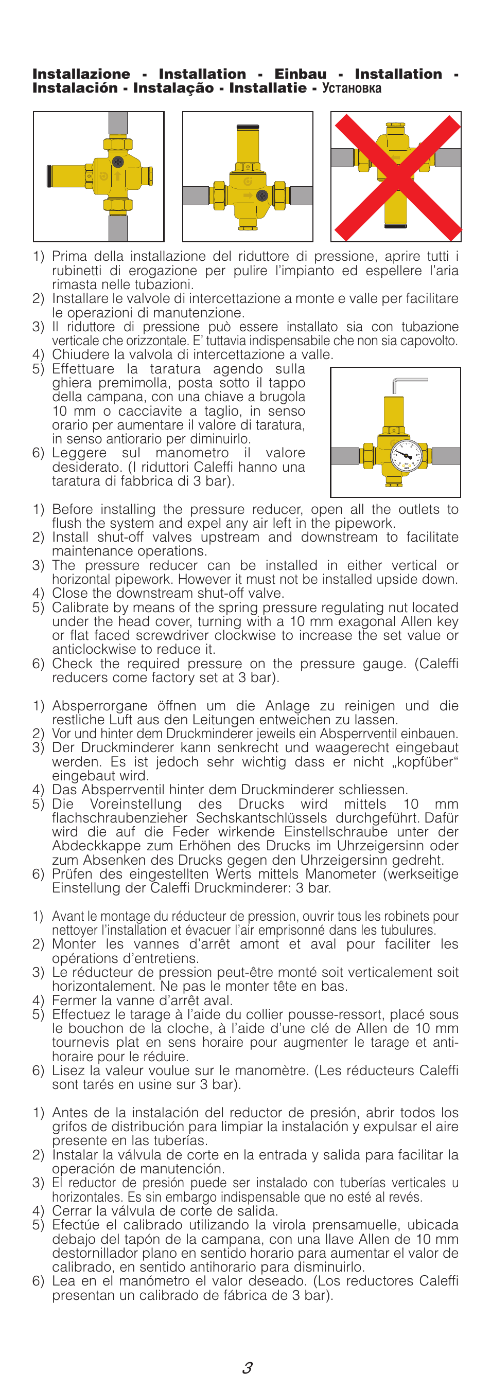 Caleffi 5366 User Manual | Page 3 / 10