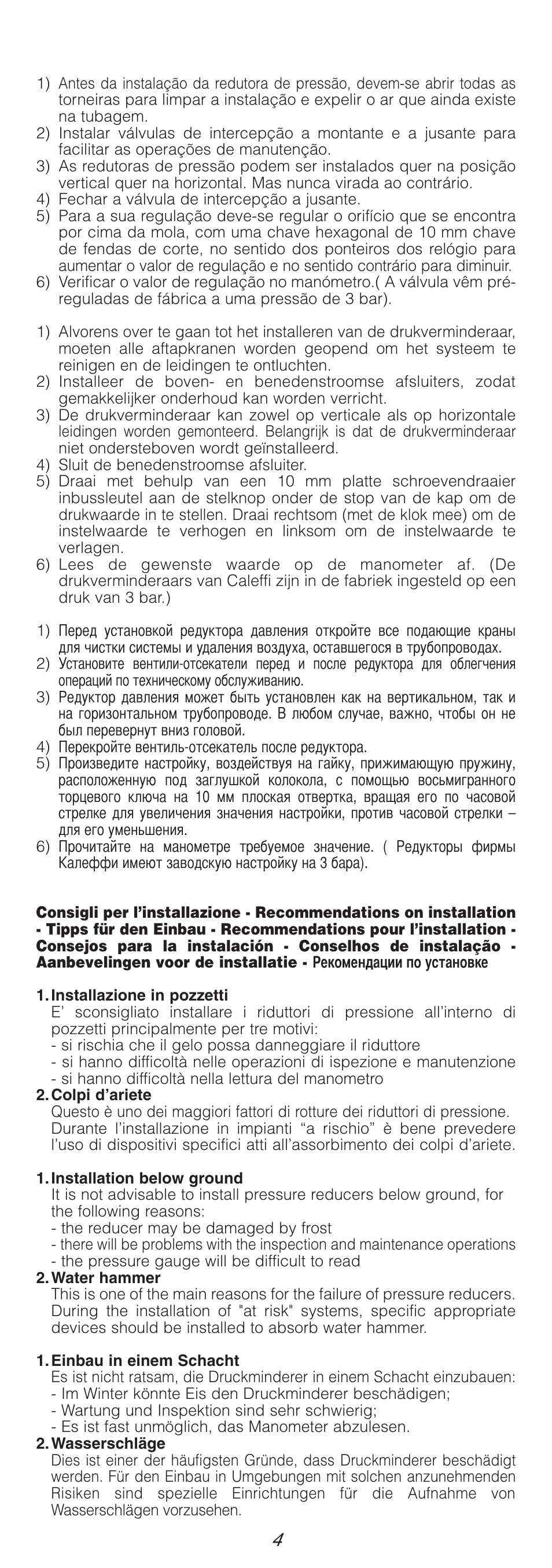 Caleffi 5366 User Manual | Page 4 / 10