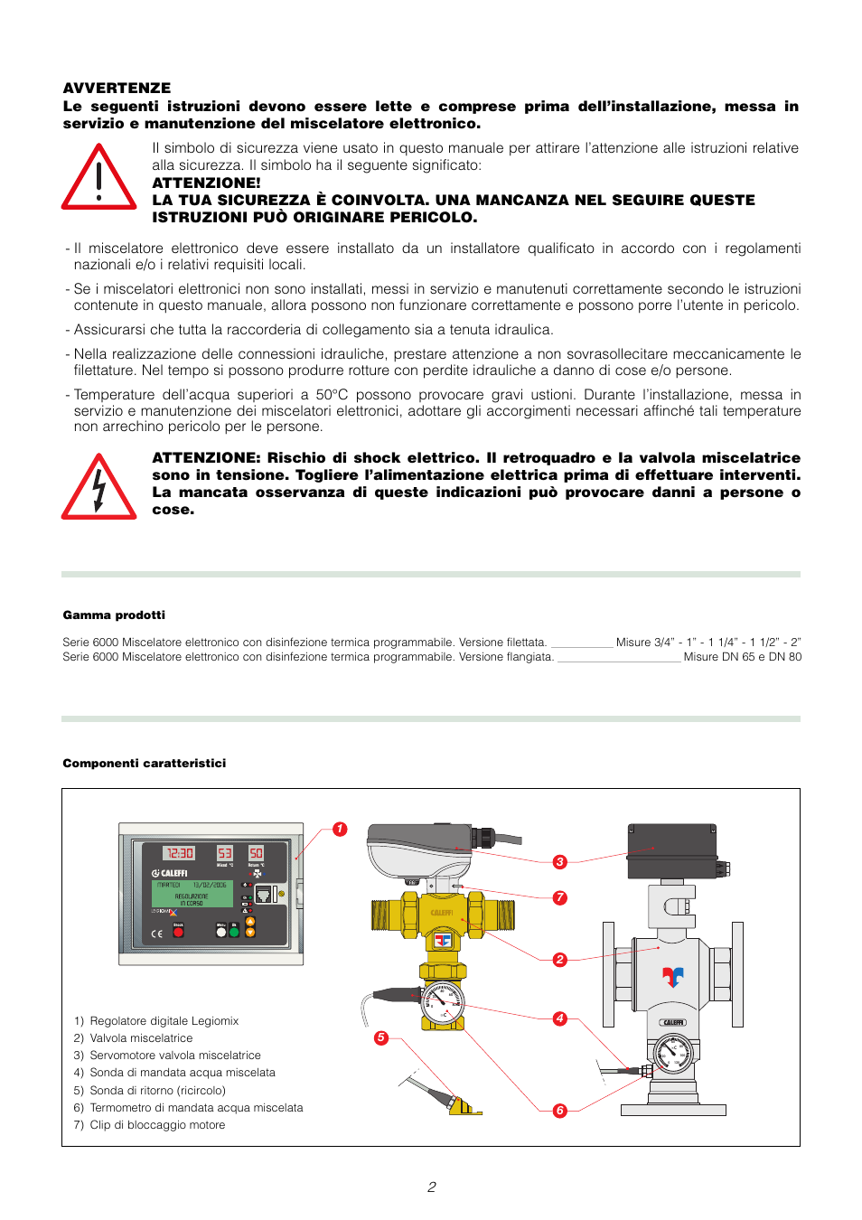 Caleffi 6000 User Manual | Page 3 / 97