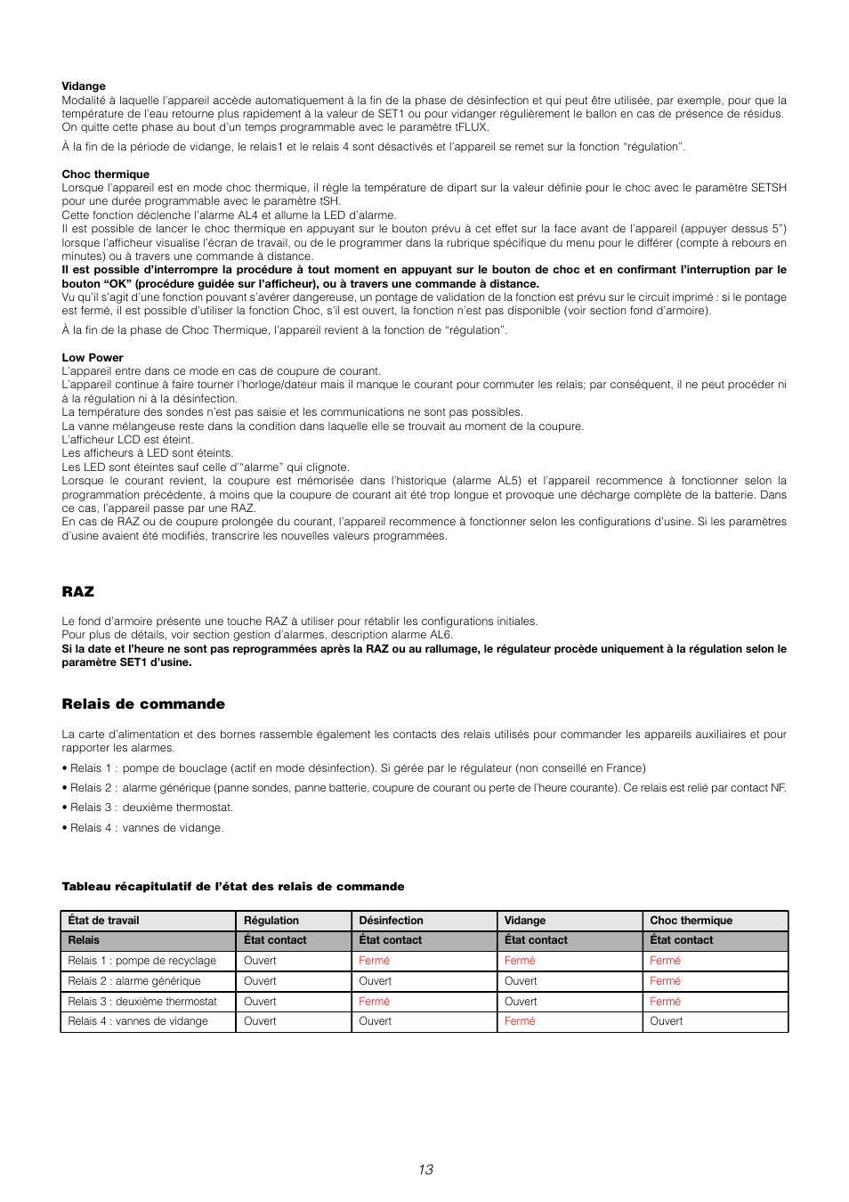 Relais de commande | Caleffi 6000 User Manual | Page 86 / 97