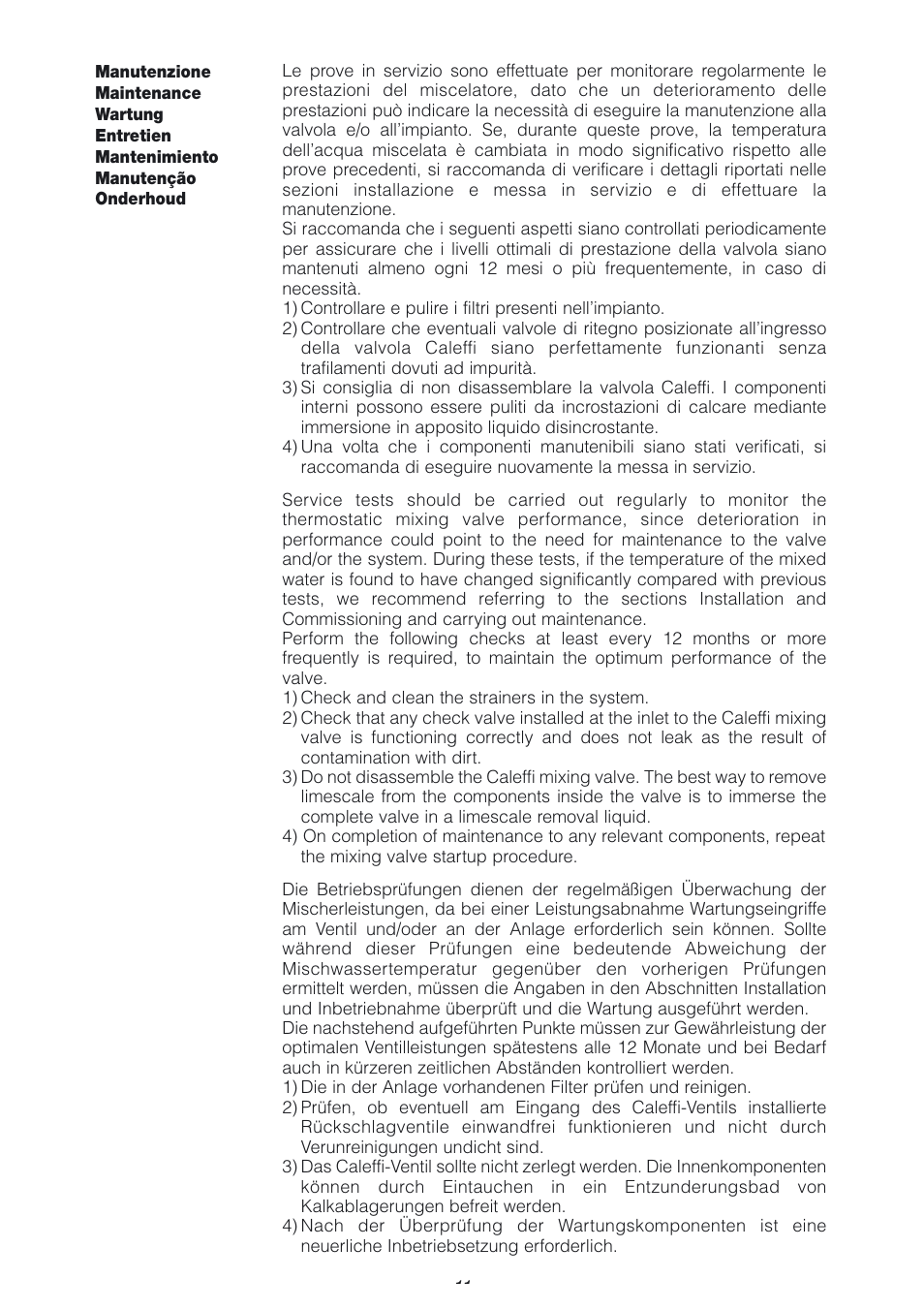 Caleffi 522 User Manual | Page 11 / 16