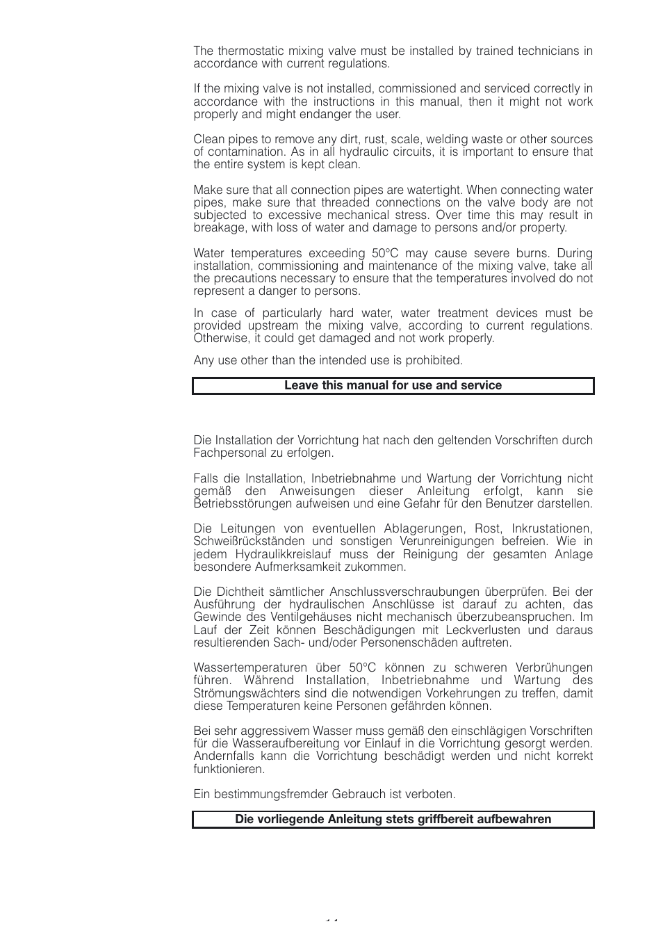 Caleffi 522 User Manual | Page 14 / 16