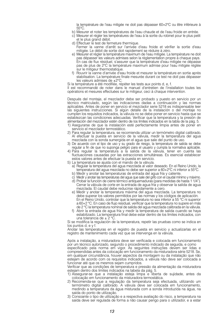 Caleffi 5218 User Manual | Page 13 / 24