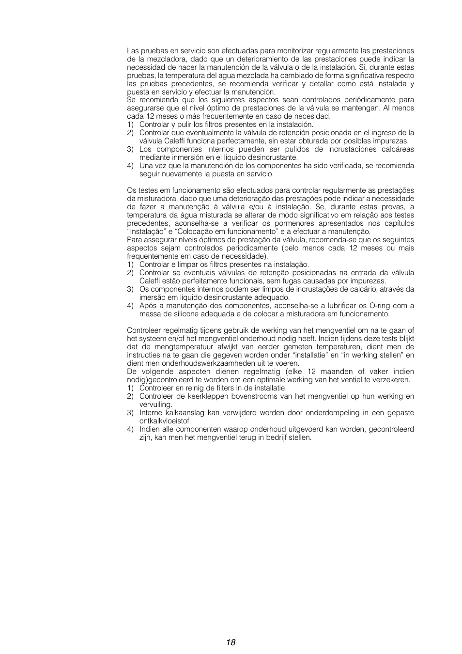 Caleffi 5218 User Manual | Page 18 / 24