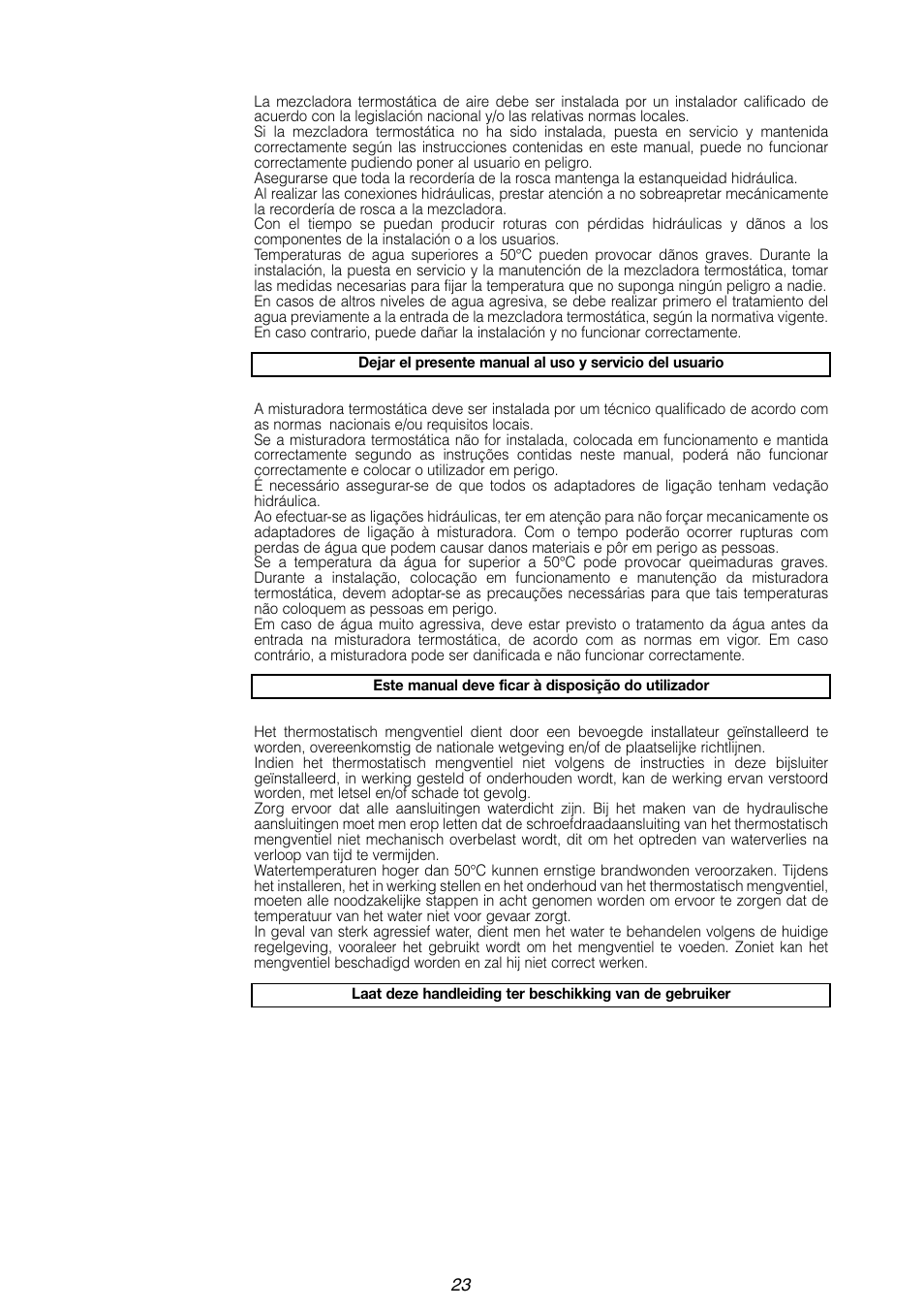 Caleffi 5218 User Manual | Page 23 / 24