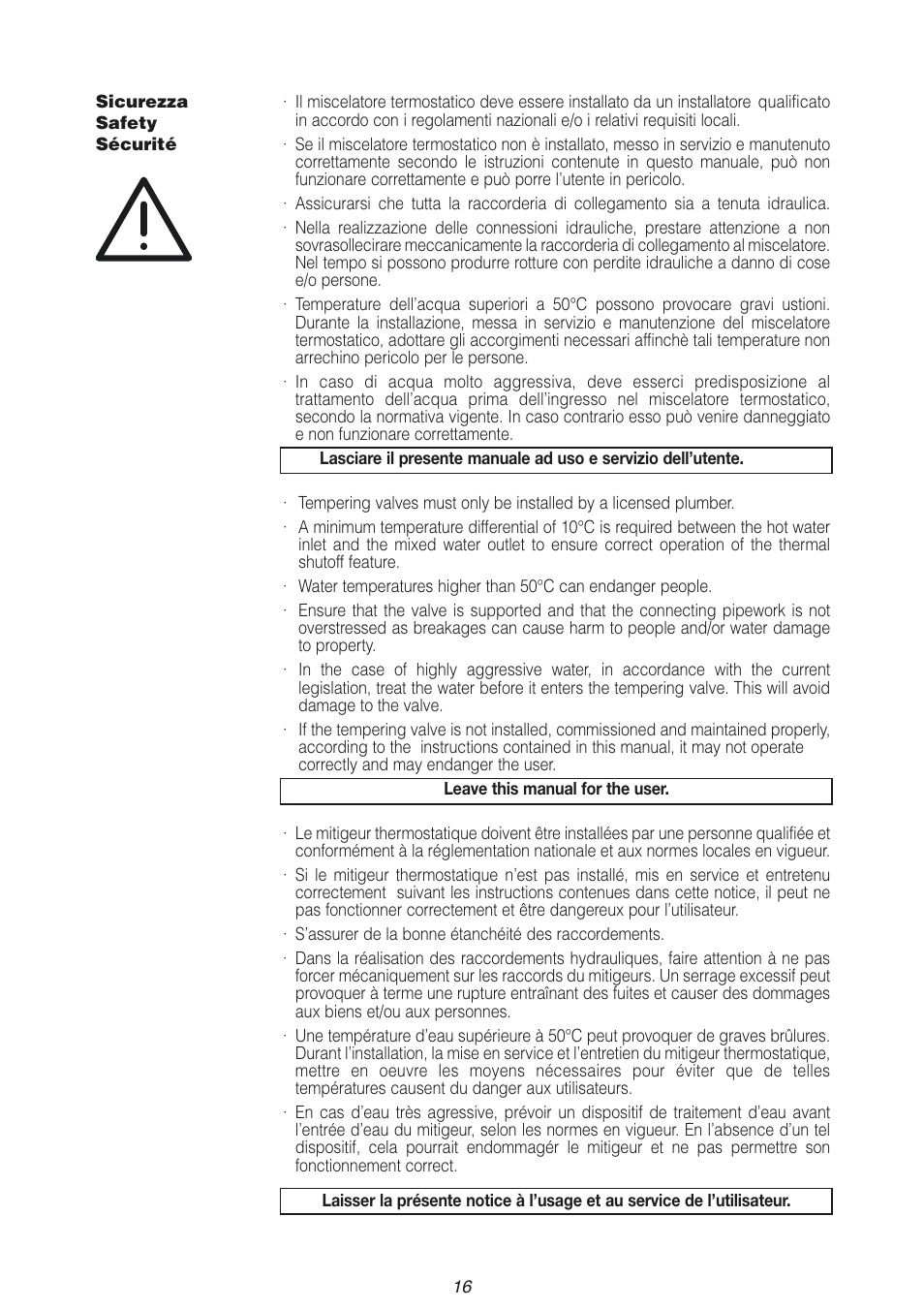 Caleffi 5213 User Manual | Page 16 / 16