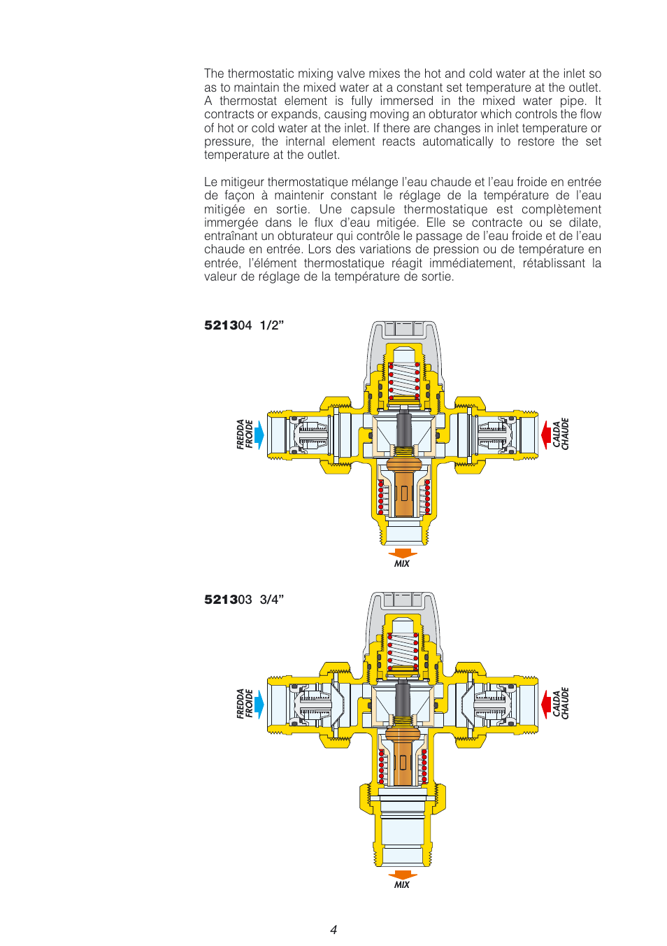 Caleffi 5213 User Manual | Page 4 / 16