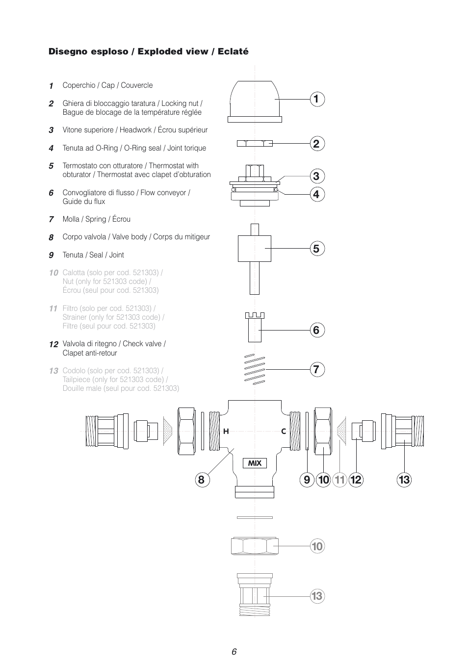 Caleffi 5213 User Manual | Page 6 / 16