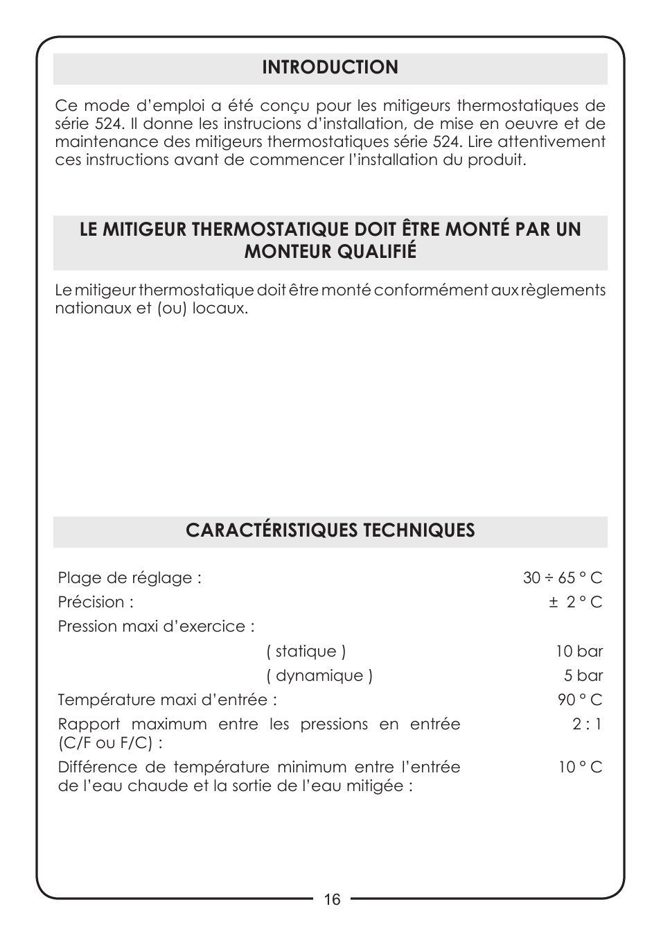 Caleffi 524 User Manual | Page 16 / 24