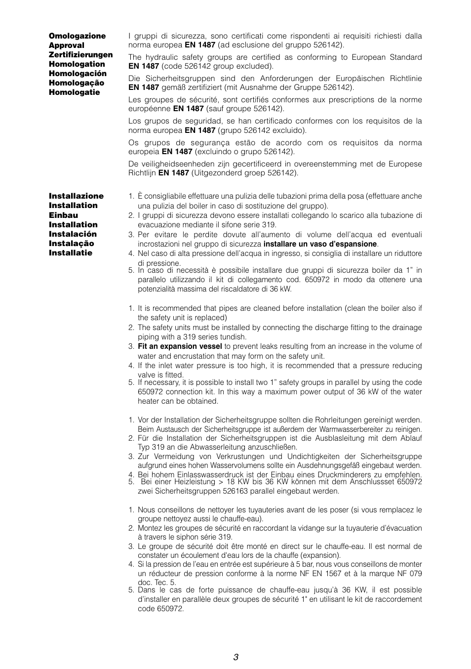 Caleffi 5261 User Manual | Page 3 / 8