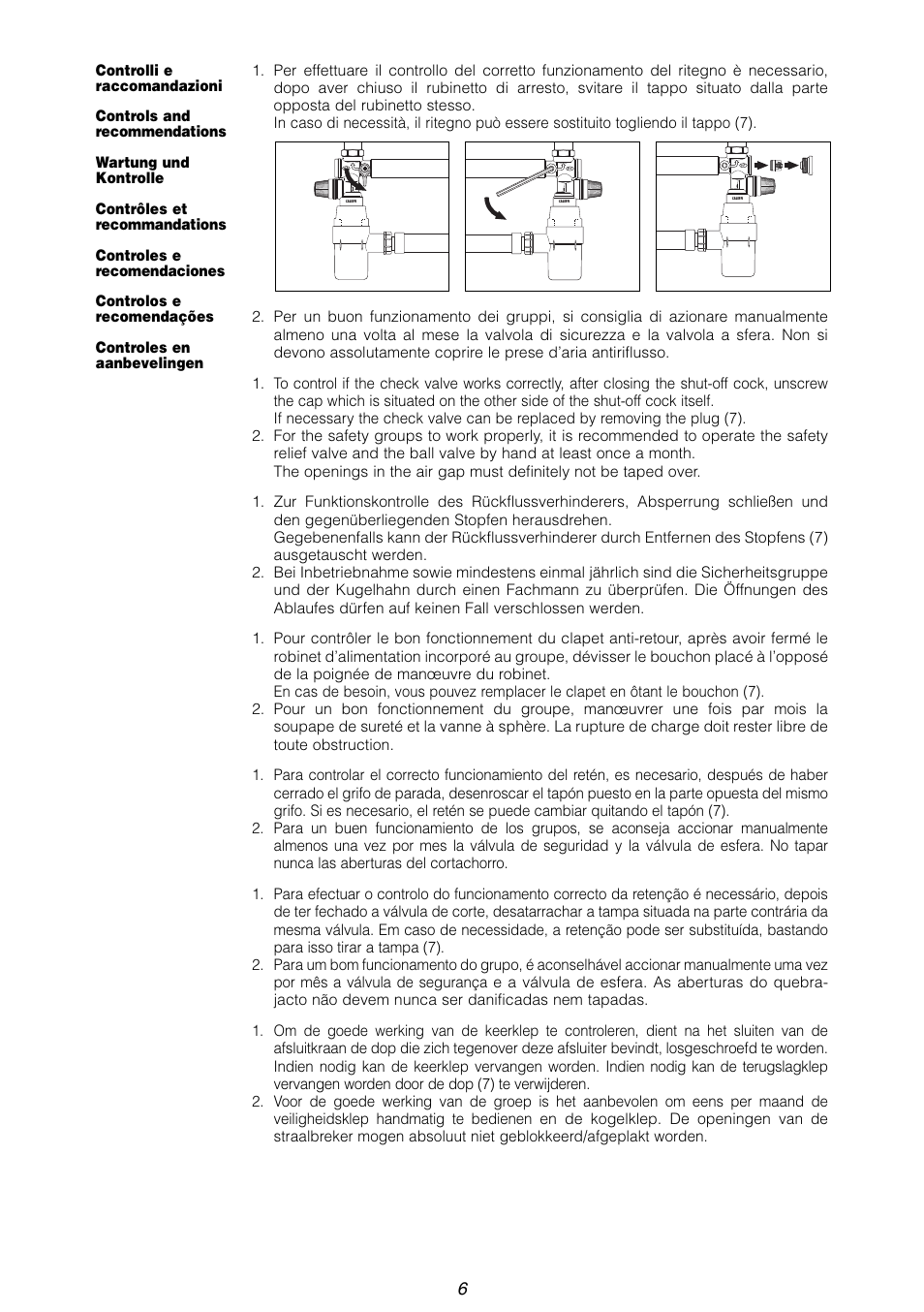 Caleffi 5261 User Manual | Page 6 / 8