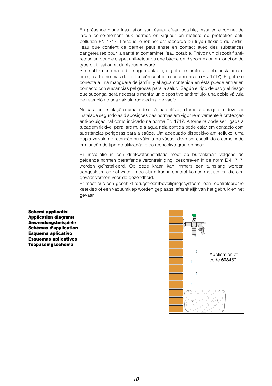 Caleffi 603 User Manual | Page 10 / 12