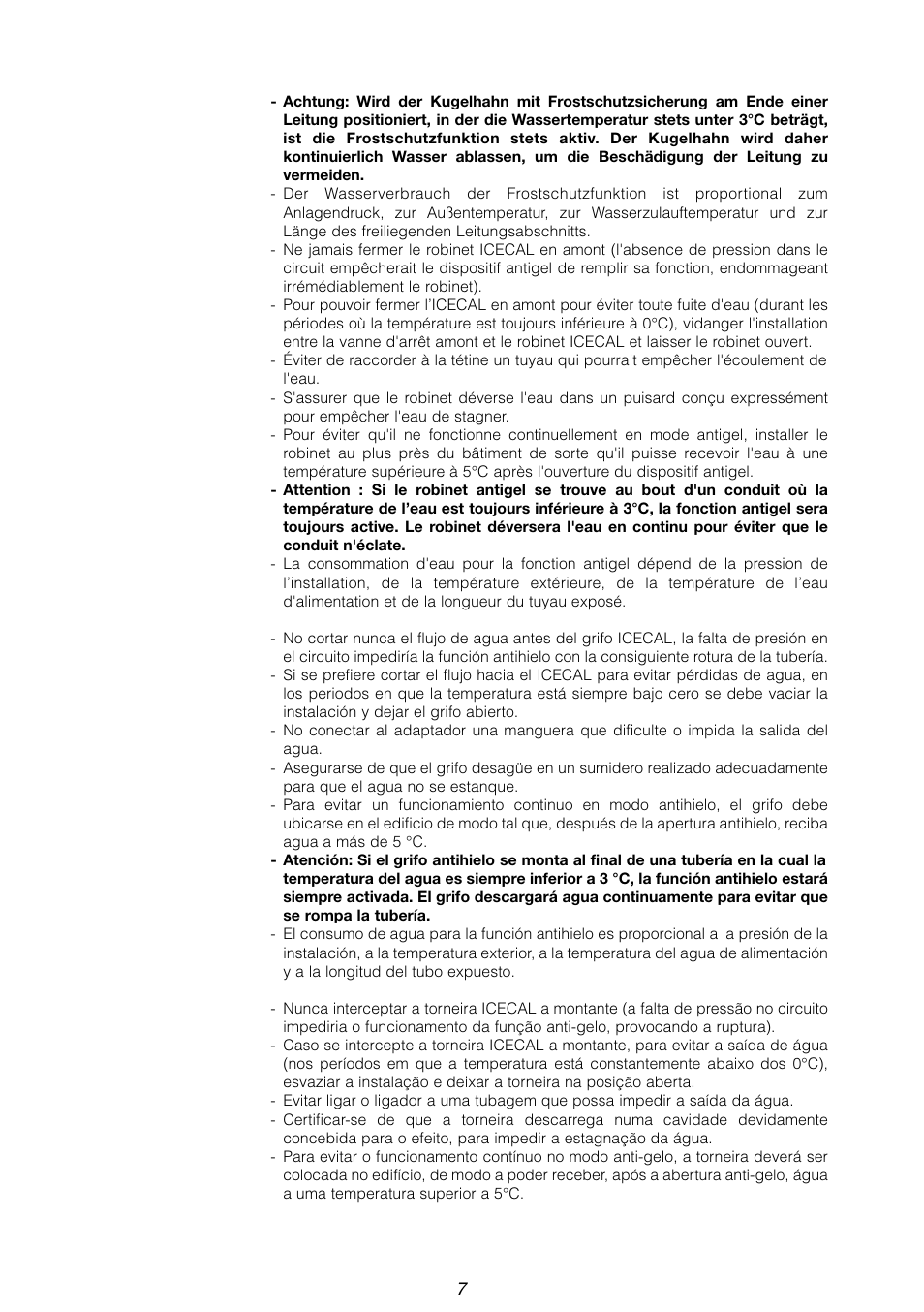 Caleffi 603 User Manual | Page 7 / 12