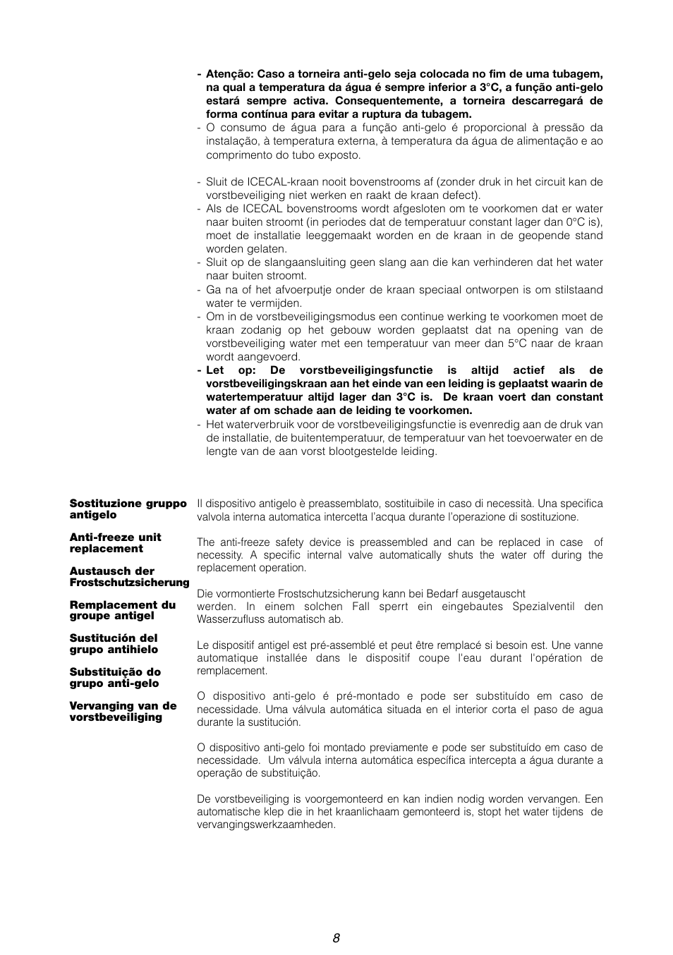 Caleffi 603 User Manual | Page 8 / 12