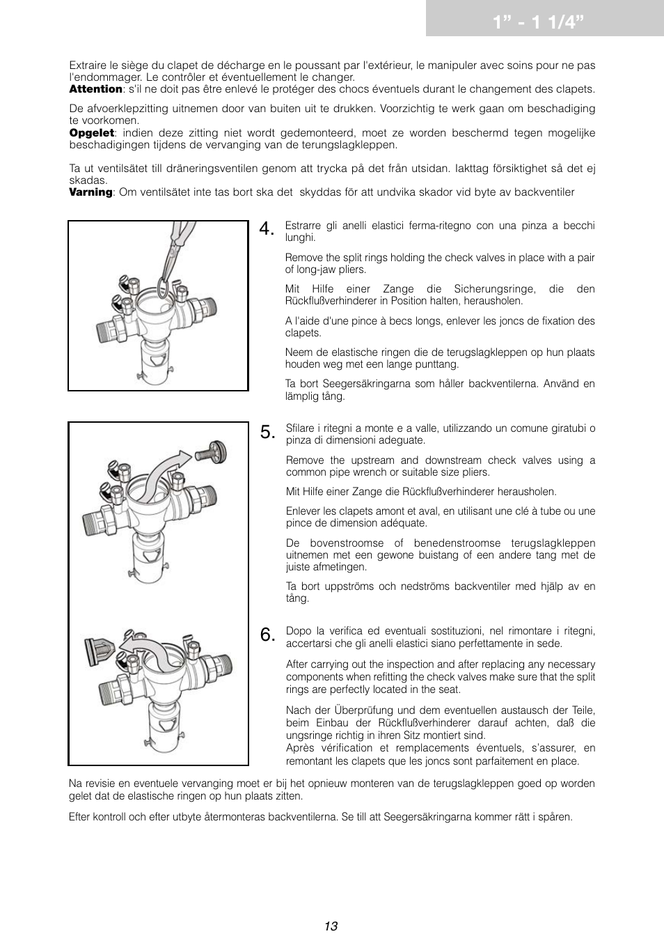 Caleffi 575 User Manual | Page 13 / 24