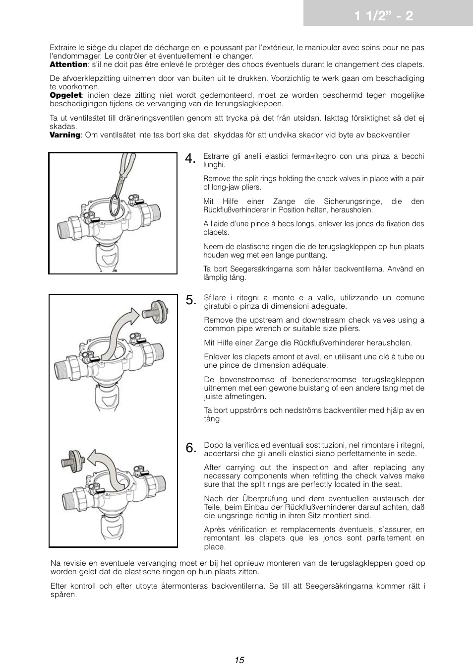 Caleffi 575 User Manual | Page 15 / 24