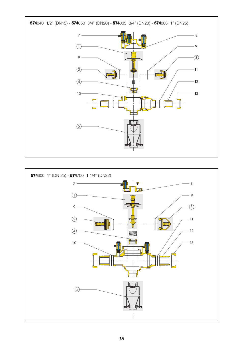 Caleffi 575 User Manual | Page 18 / 24