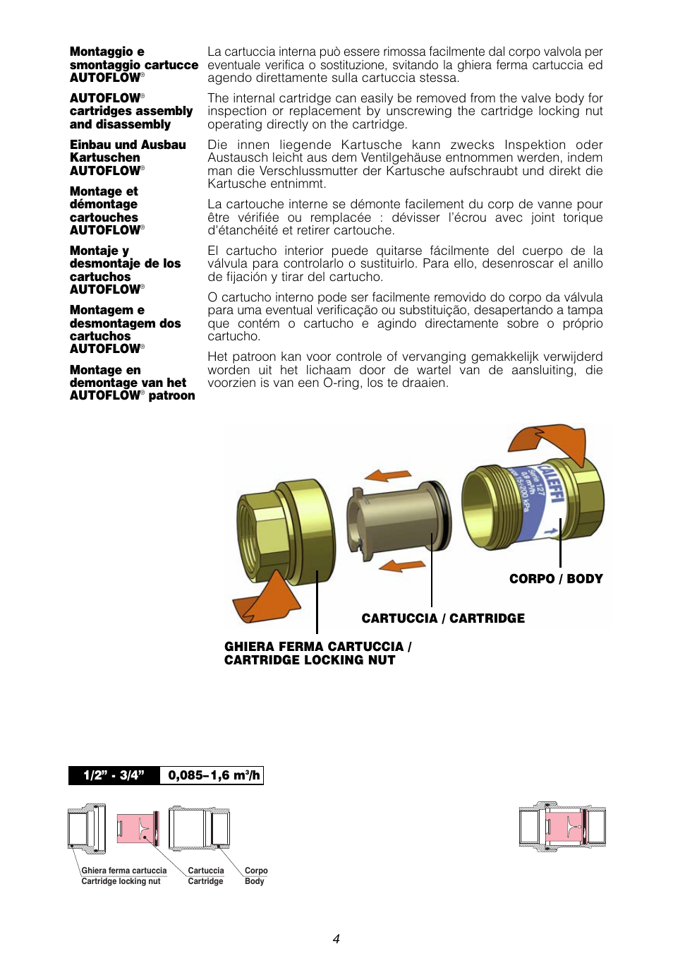 Caleffi 127 User Manual | Page 4 / 8