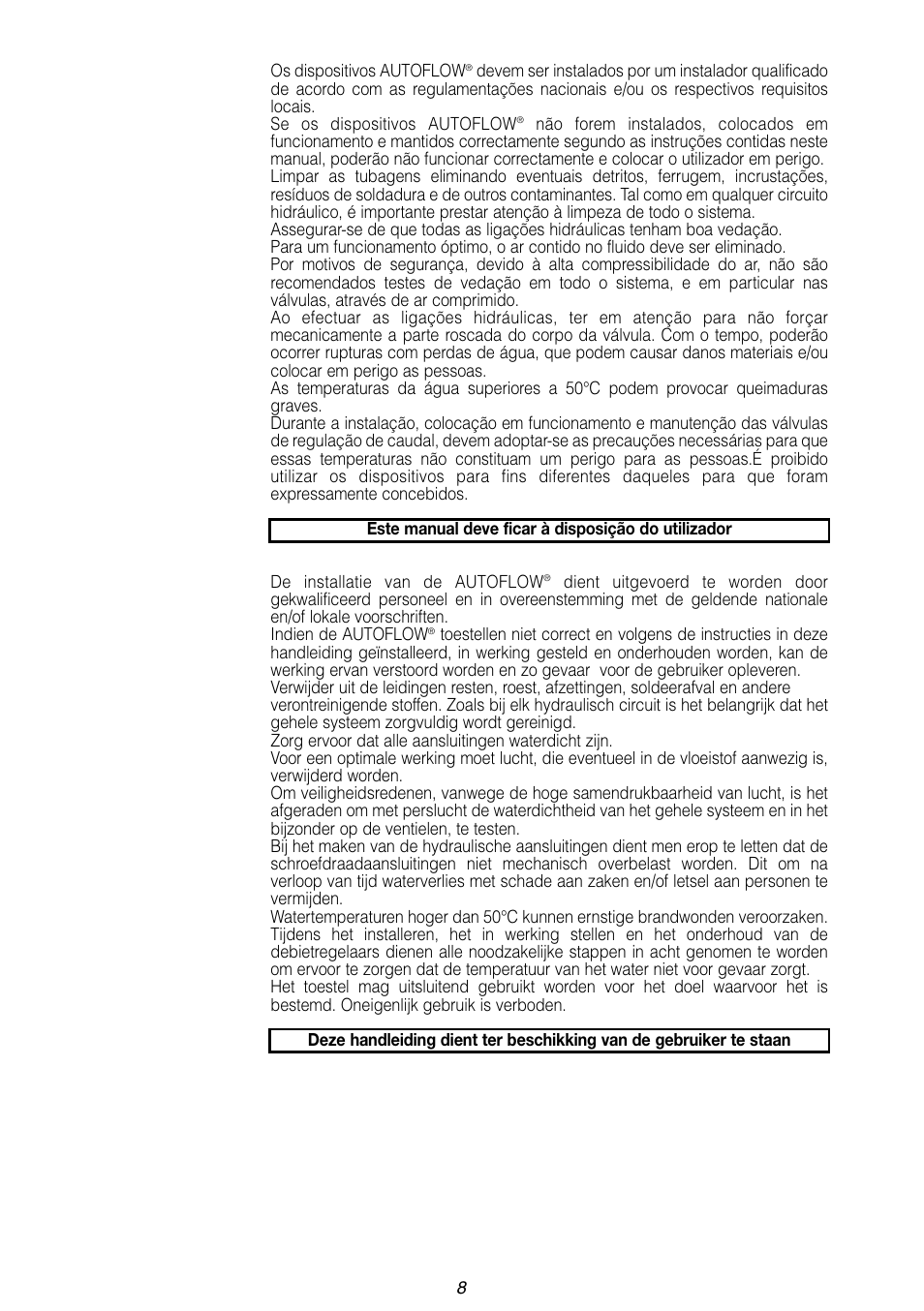 Caleffi 127 User Manual | Page 8 / 8