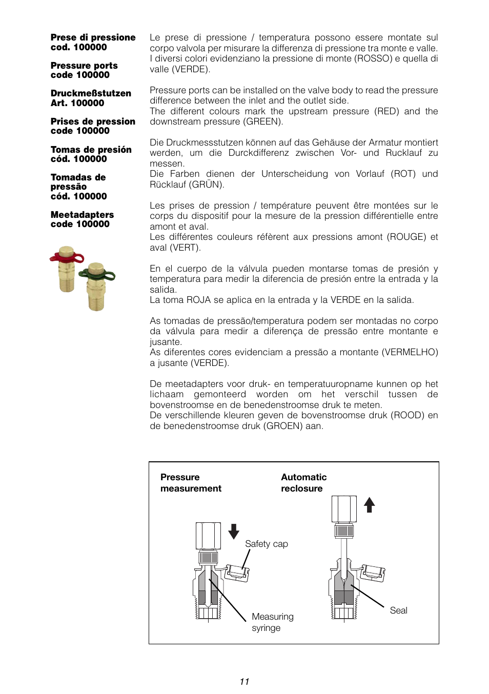 Caleffi 126 User Manual | Page 11 / 16