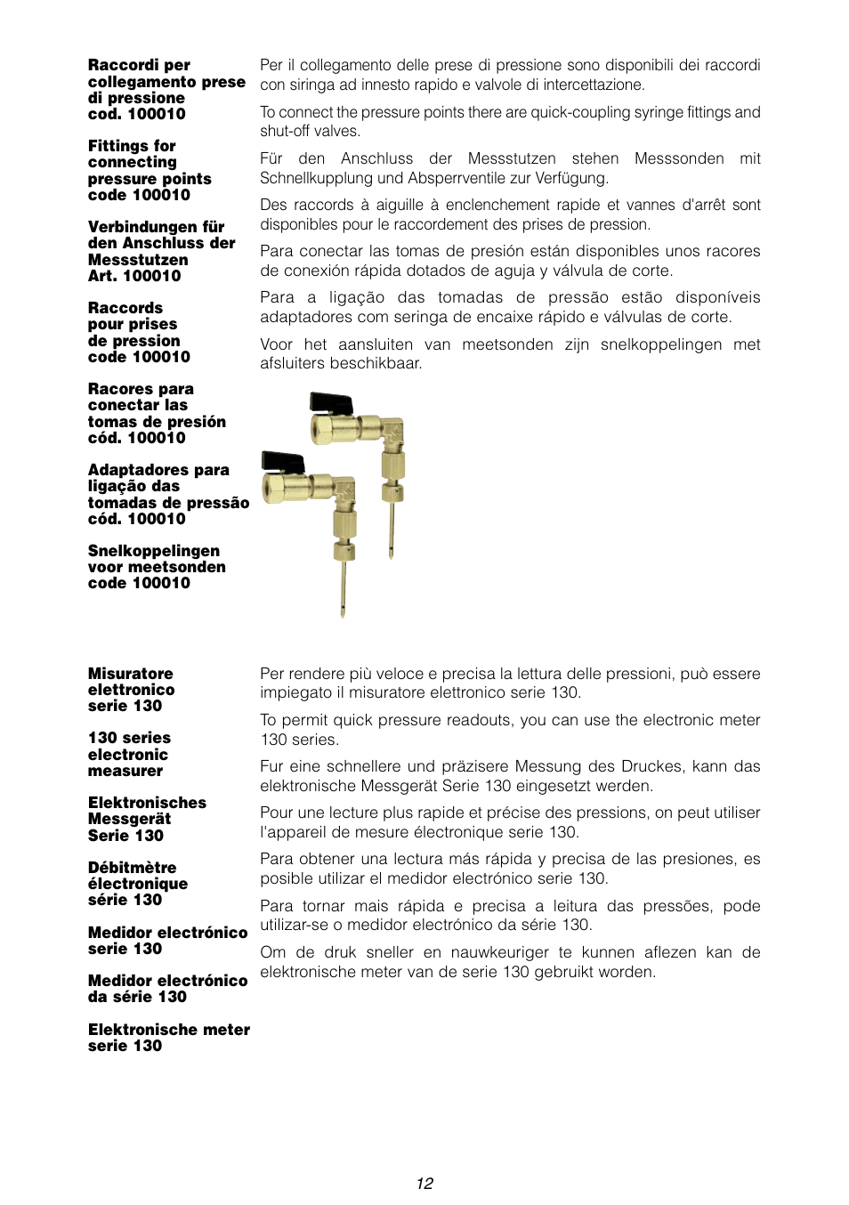 Caleffi 126 User Manual | Page 12 / 16