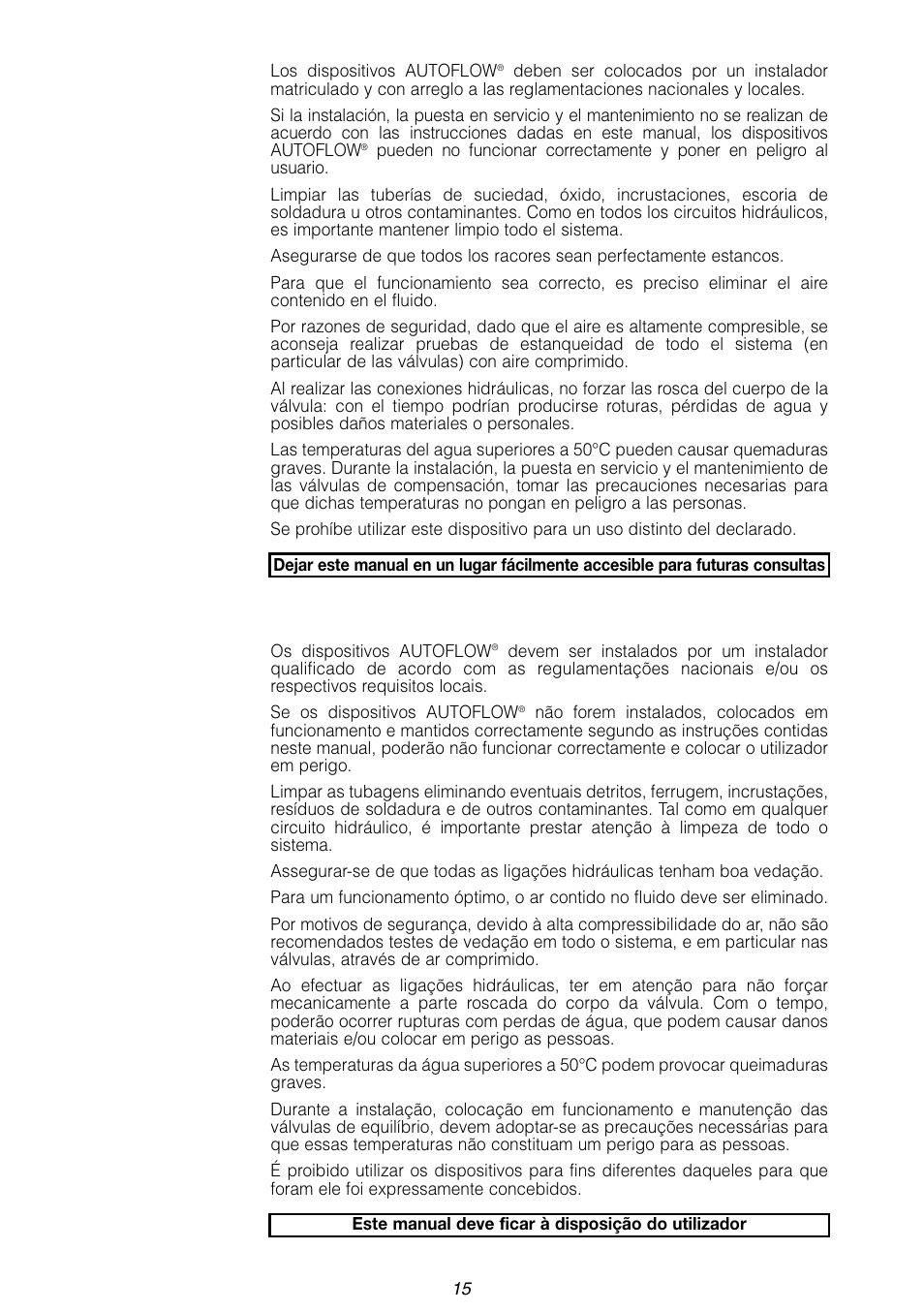 Caleffi 126 User Manual | Page 15 / 16