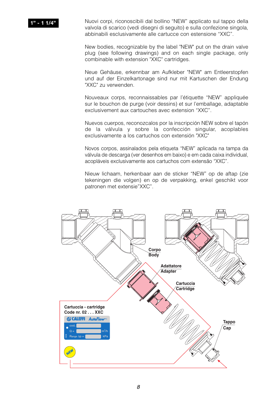 Caleffi 126 User Manual | Page 8 / 16