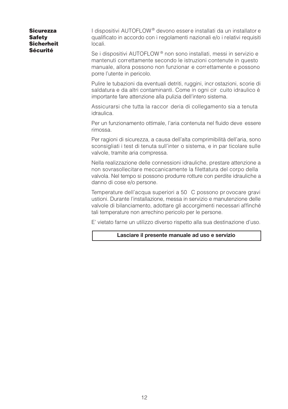 Caleffi 100 User Manual | Page 12 / 16