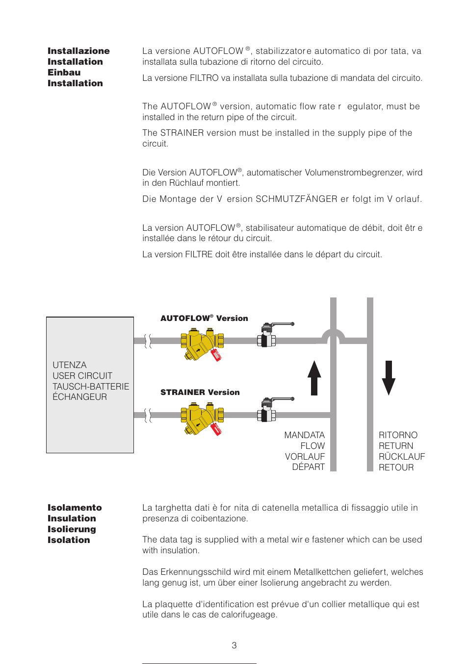 Caleffi 100 User Manual | Page 3 / 16