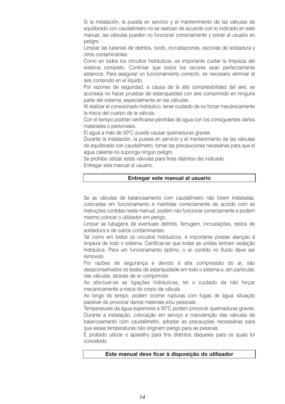 Caleffi 132 User Manual | Page 14 / 16