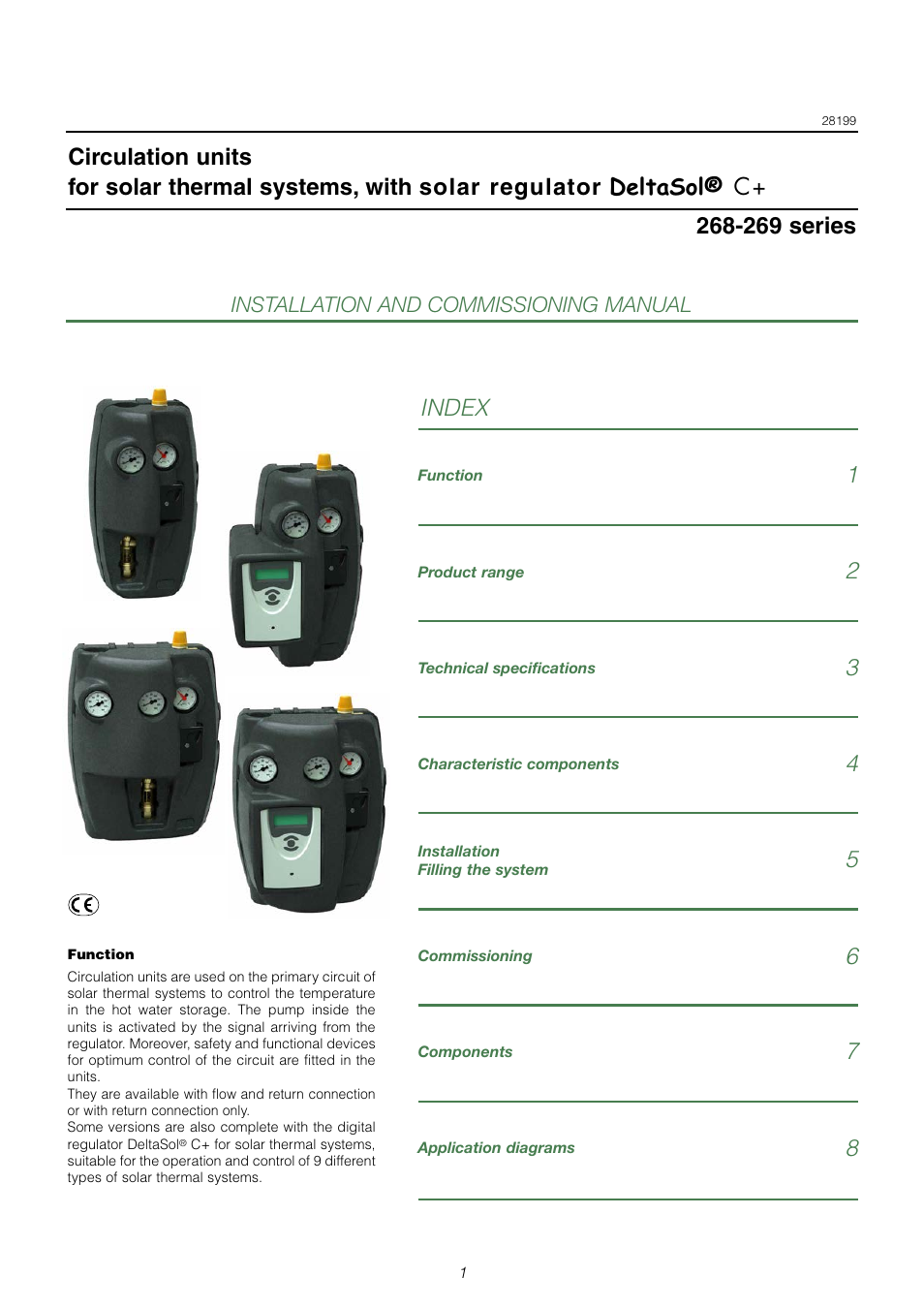 Caleffi 269 User Manual | 8 pages