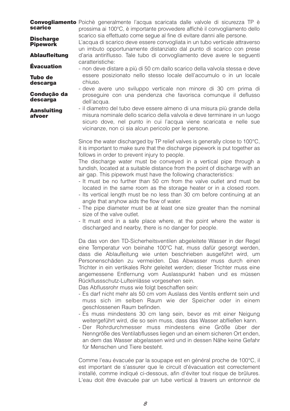 Caleffi 309 User Manual | Page 8 / 12