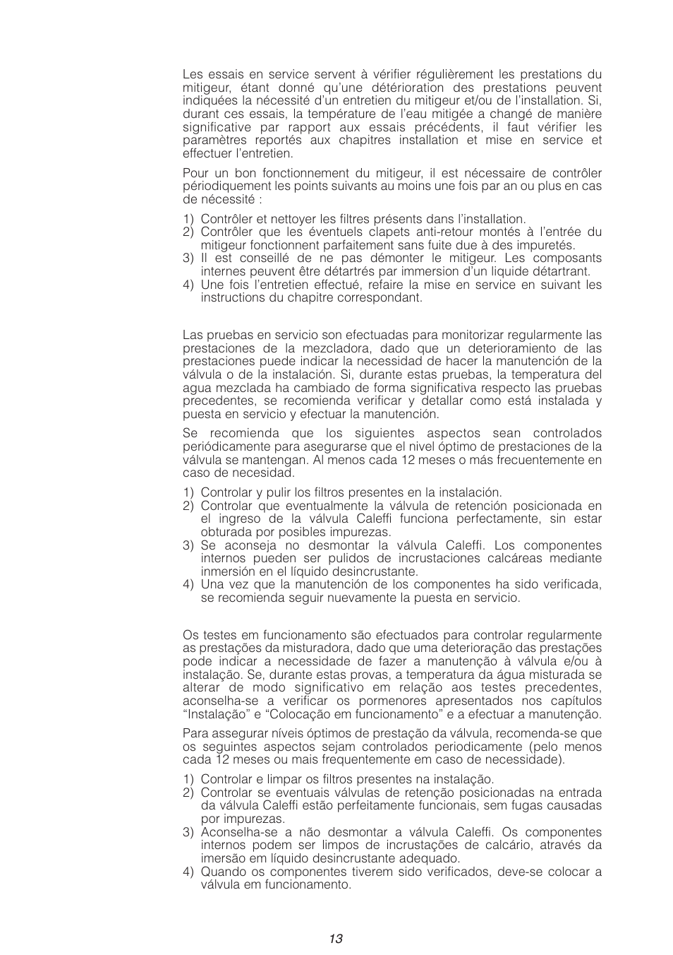 Caleffi 2521 User Manual | Page 13 / 16