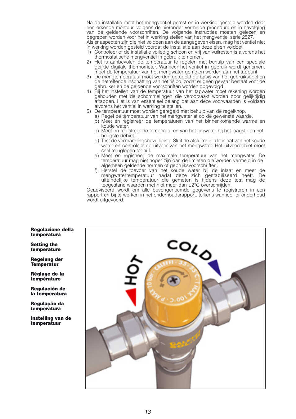 Caleffi 2527 User Manual | Page 13 / 20