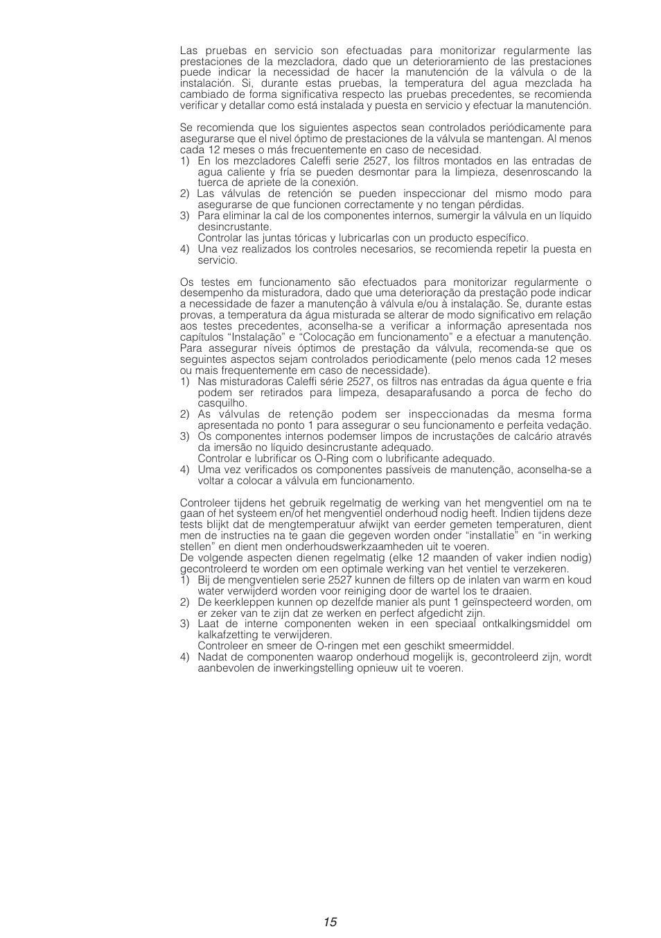 Caleffi 2527 User Manual | Page 15 / 20